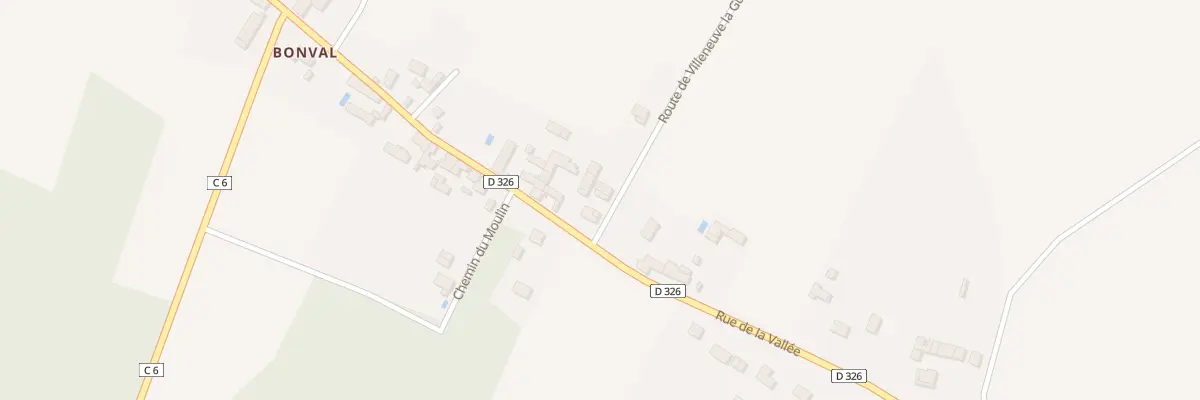 Plan du 34 Rue de la Vallèe à Villethierry