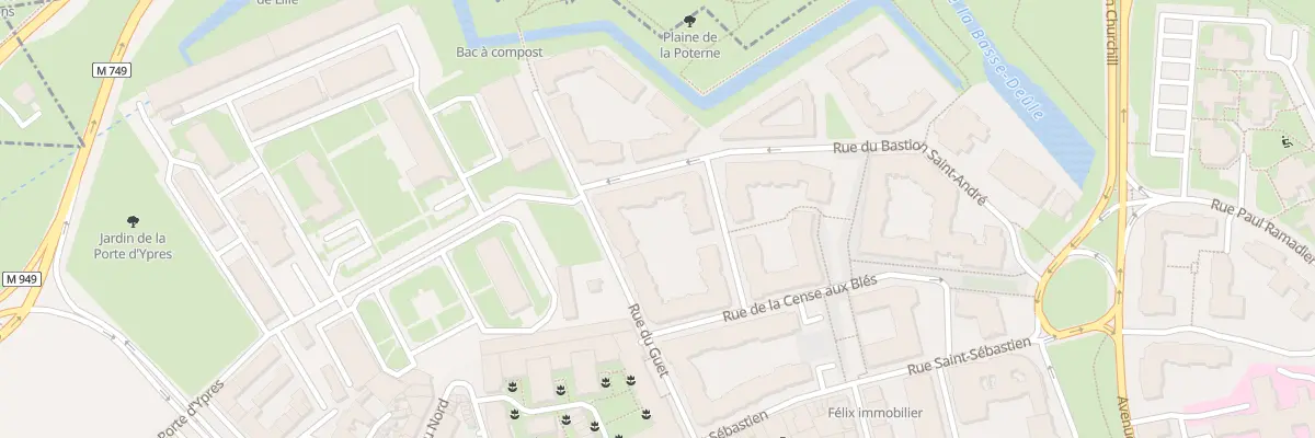 Plan du 14 Rue Bastion Saint Andre à Pecquencourt