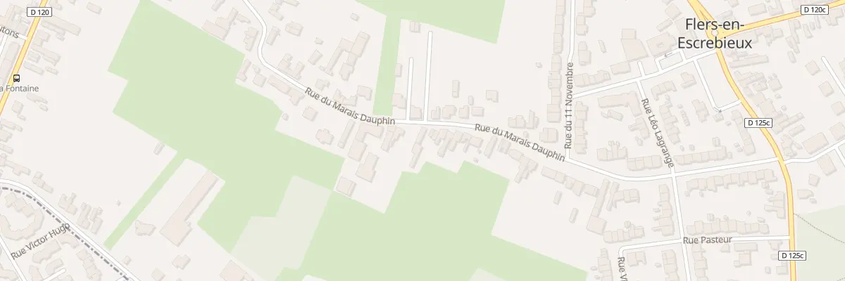 Plan du 30 Rue du Marais Dauphin à Flers-en-Escrebieux
