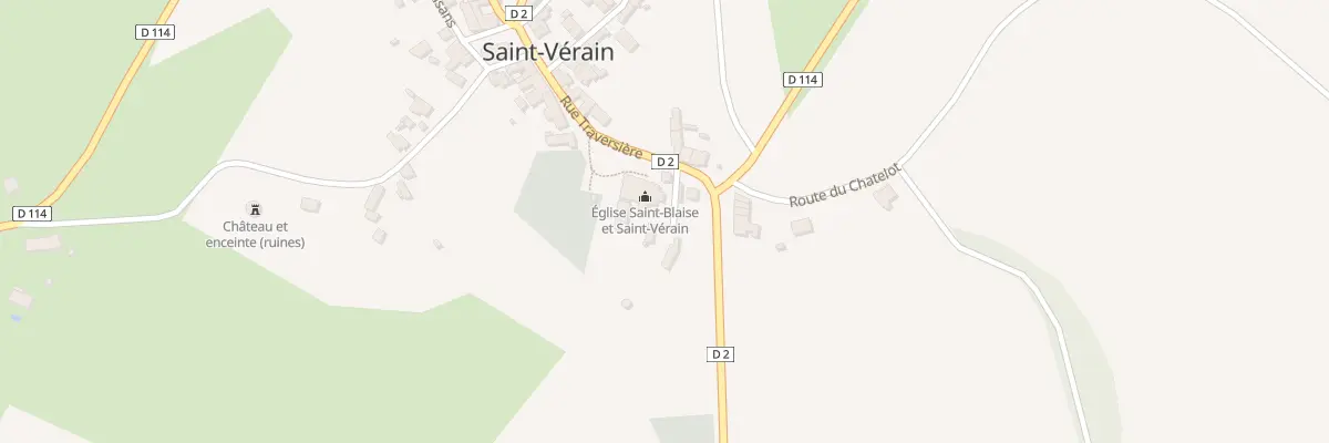 Plan du 101 Le Bourg à Saint-Vérain