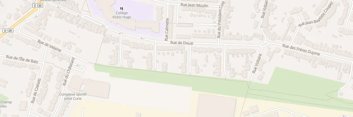 Plan du 46 Rue de Douai à Auby