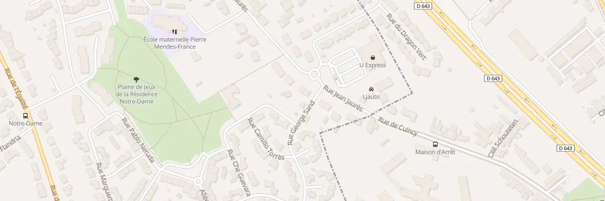 Plan du 766 Rue Jean Jaurès à Cuincy