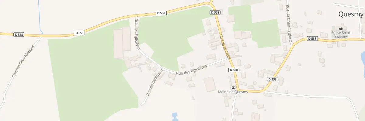 Plan du 122 Rue des Eglisières à Quesmy