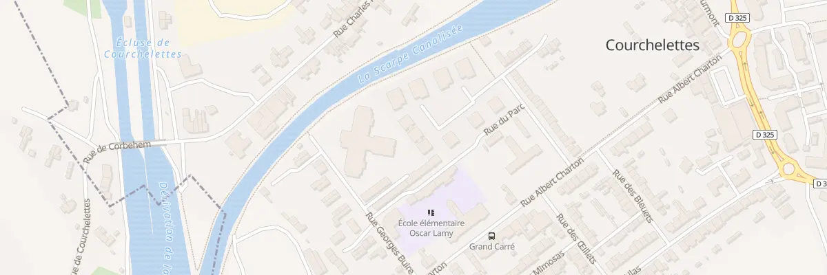 Plan du 409 Rue des Ecoles à Courchelettes