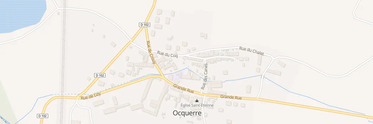 Plan du 3F Rue des Canes à Ocquerre