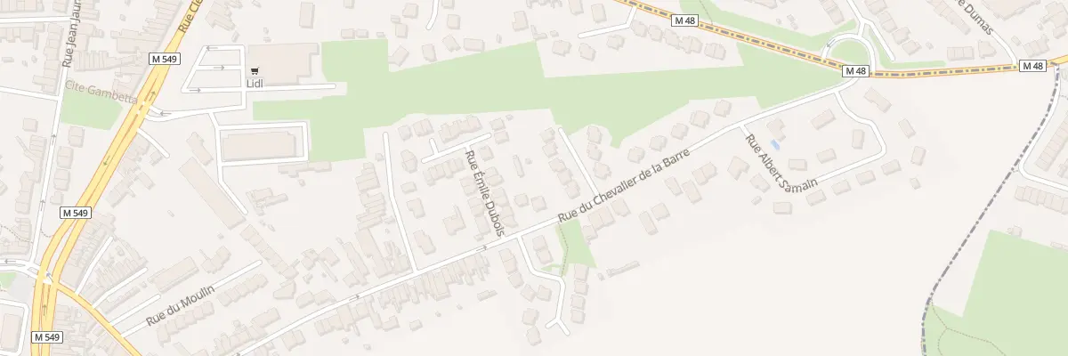 Plan du 47 Rue du Chevalier de La Barre à Wattignies