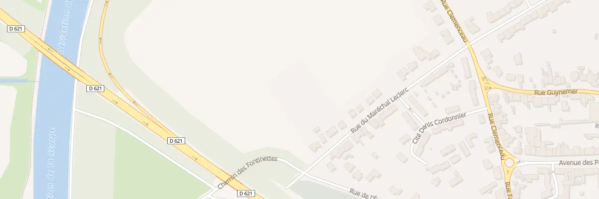 Plan du 756 Rue du Maréchal Leclerc à Lambres-lez-Douai