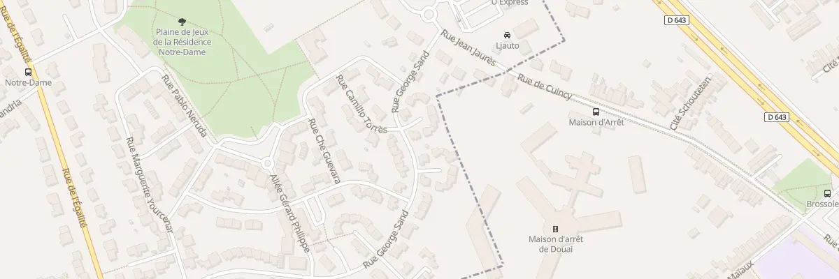 Plan du 8 All Georges Brassens à Cuincy
