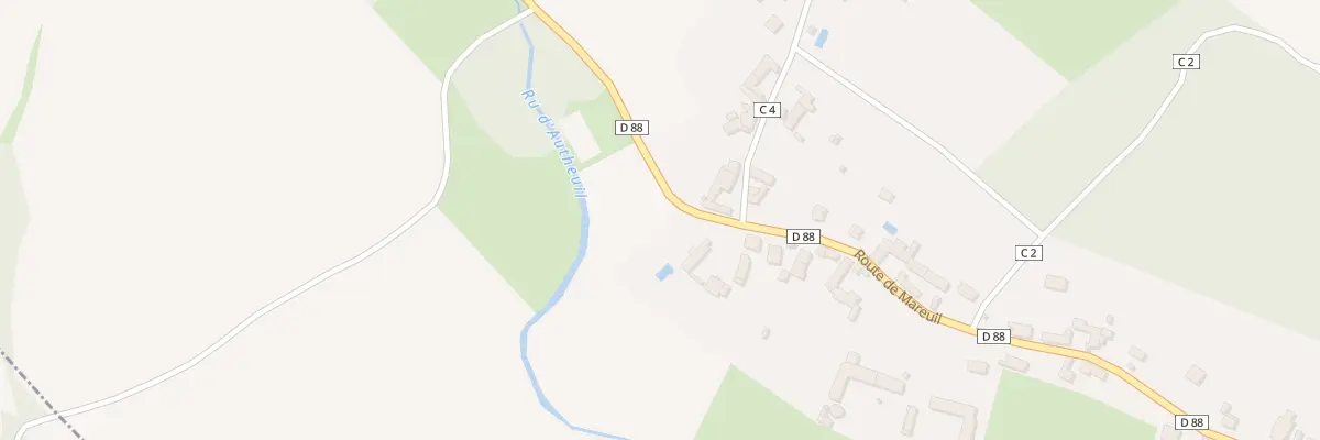 Plan du 2 Rte de Mareuil à Autheuil-en-Valois