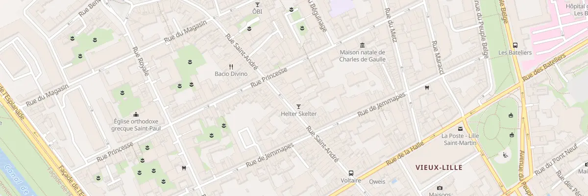 Plan du 82 Rue Saint André à Lille