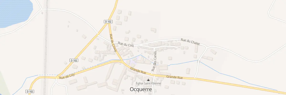 Plan du 3E Rue des Canes à Ocquerre