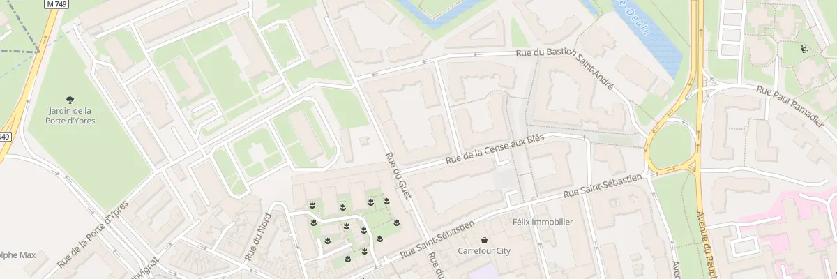 Plan du 112 Rue du Guet à Lille