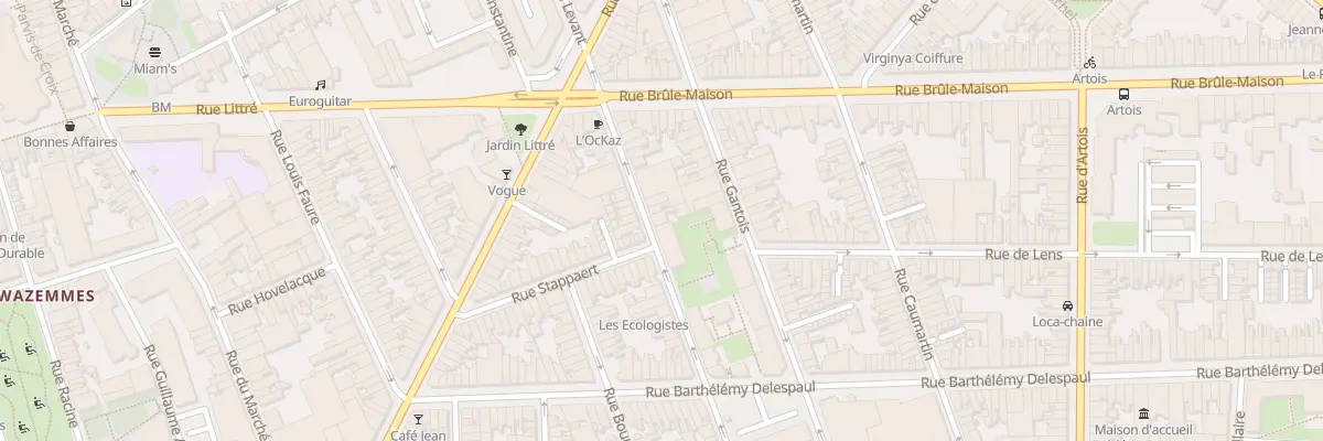 Plan du 19B Rue des Meuniers à Lille