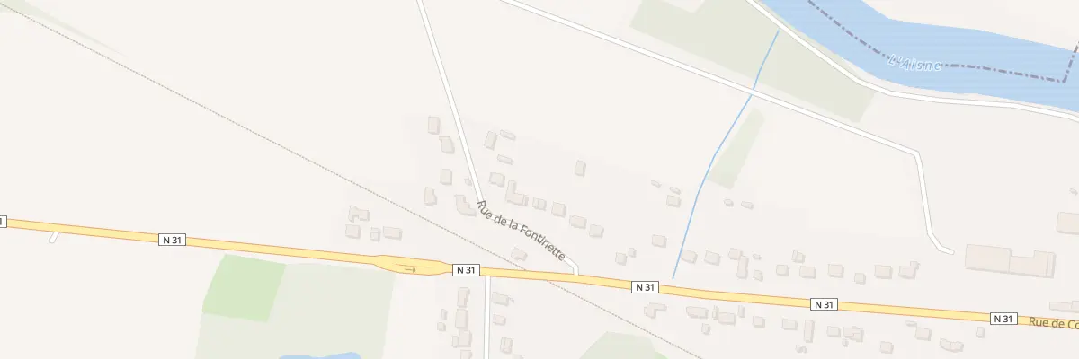 Plan du 8 Rue de la Fontinette à Jaulzy