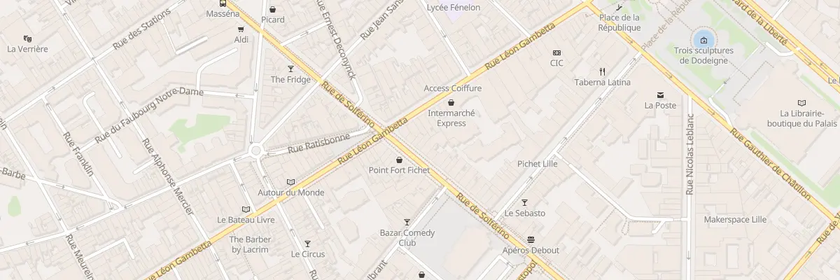 Plan du 131 Rue de Solférino à Lille