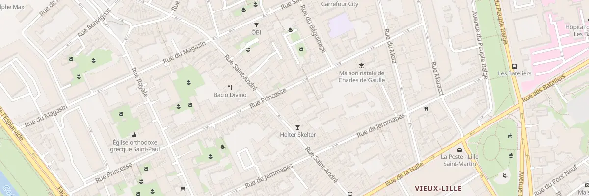 Plan du 31B Rue Princesse à Lille