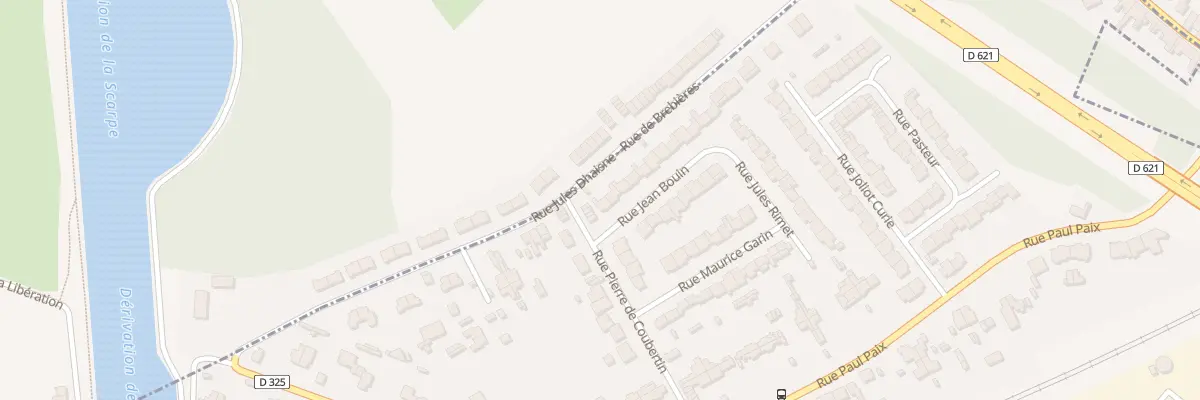 Plan du 1 Rue Jean Bouin à Courchelettes