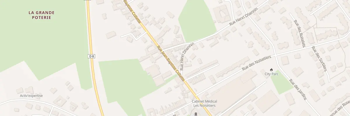 Plan du 70 Rue Jean-baptiste Collette à Attiches