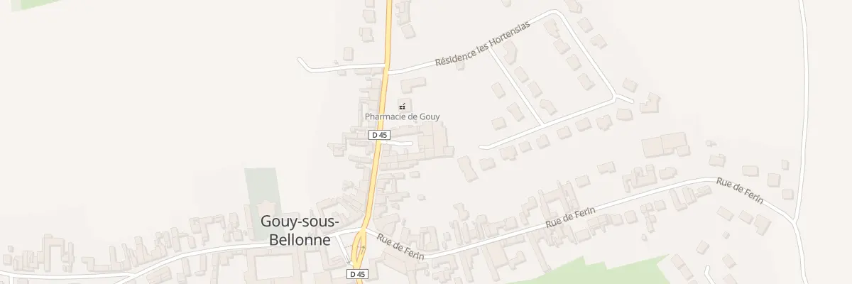 Plan du 18E Rue de Corbehem à Gouy-sous-Bellonne