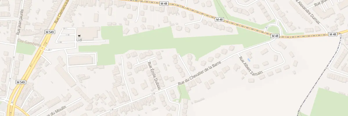 Plan du 59 Rue du Chevalier de La Barre à Wattignies