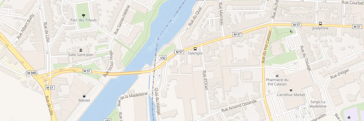 Plan du 191 Rue Roger Salengro à La Madeleine
