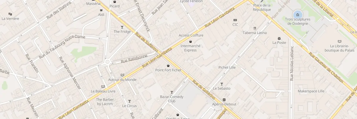 Plan du 133 Rue de Solférino à Lille
