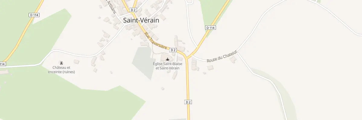 Plan du 2 Rte d’Alligny à Saint-Vérain