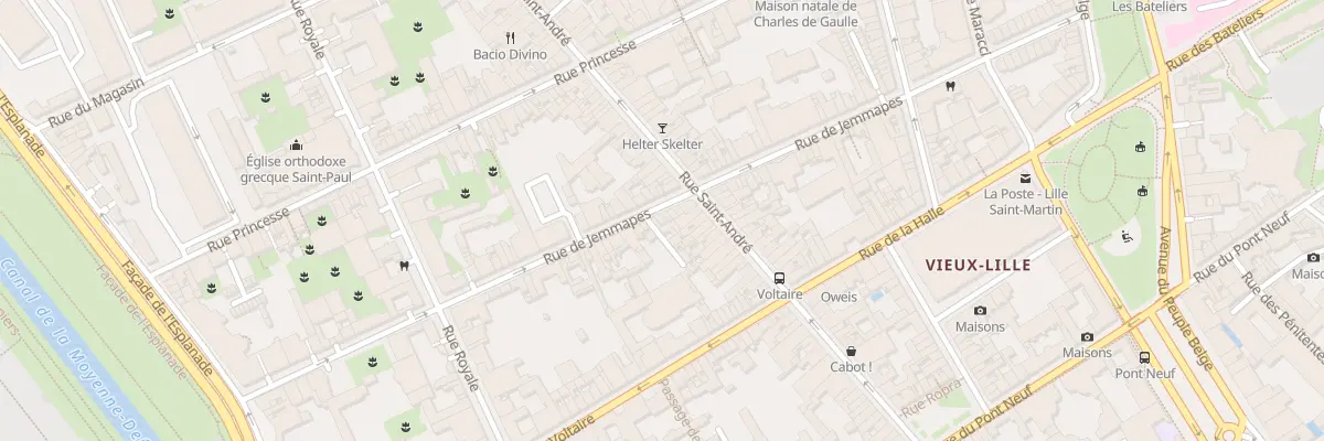 Plan du 73 Rue de Jemmapes à Lille