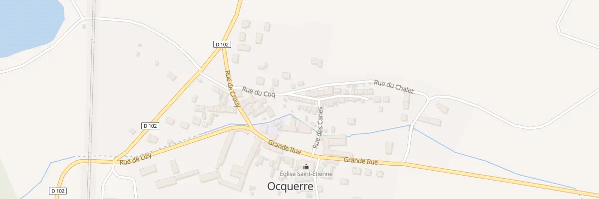 Plan du 3 Rue des Canes à Ocquerre