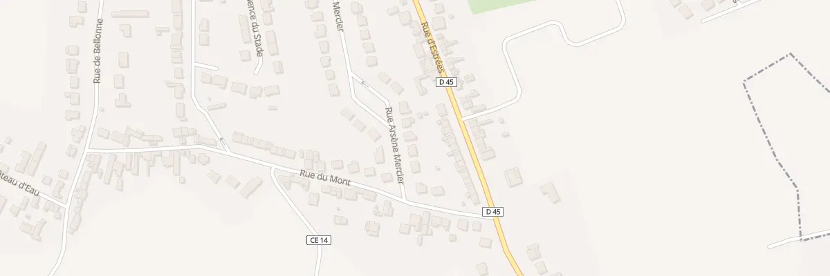 Plan du 26 Rue Arsène Mercier à Gouy-sous-Bellonne
