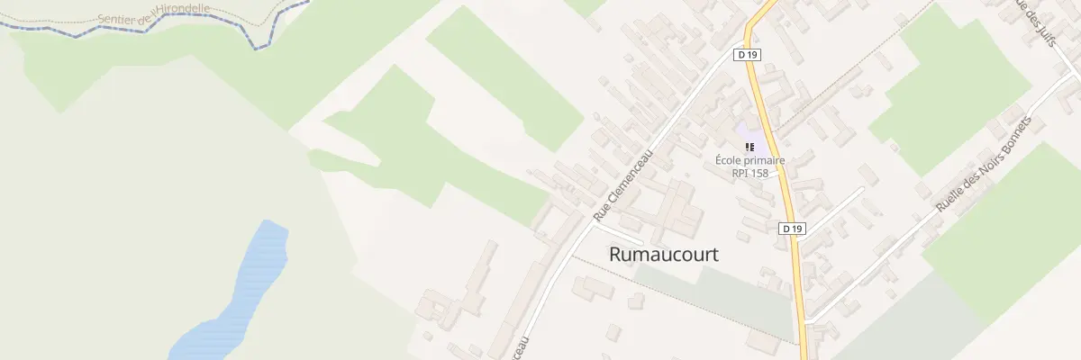 Plan du 564 Rue Clémenceau à Rumaucourt