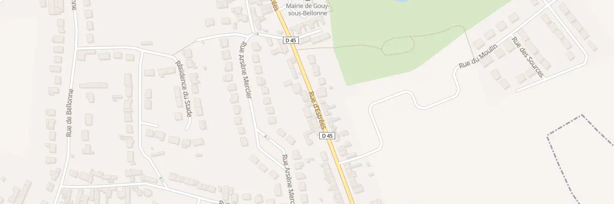 Plan du 18 Rue d’Estrées à Gouy-sous-Bellonne