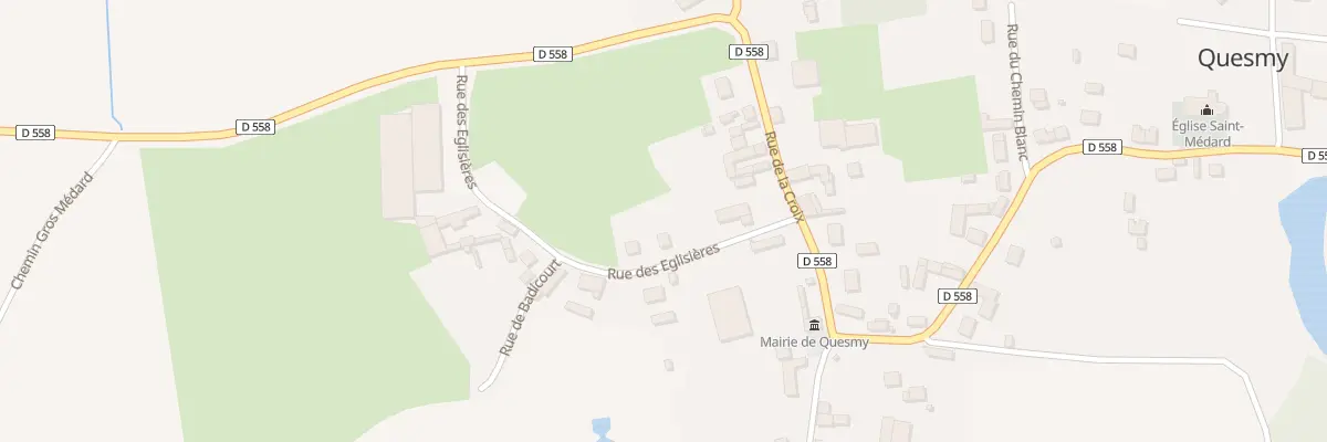 Plan du 88 Rue des Eglisières à Quesmy