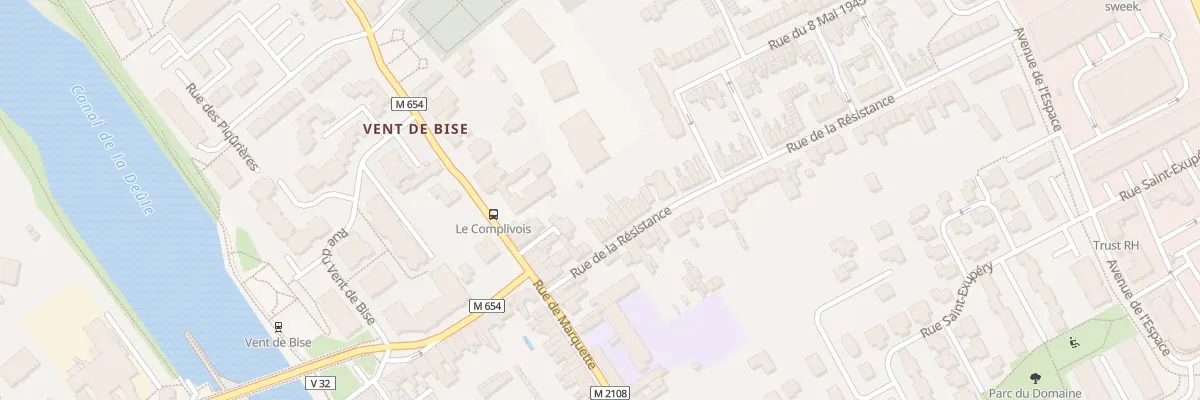 Plan du 9B Rue de la Résistance à Wambrechies
