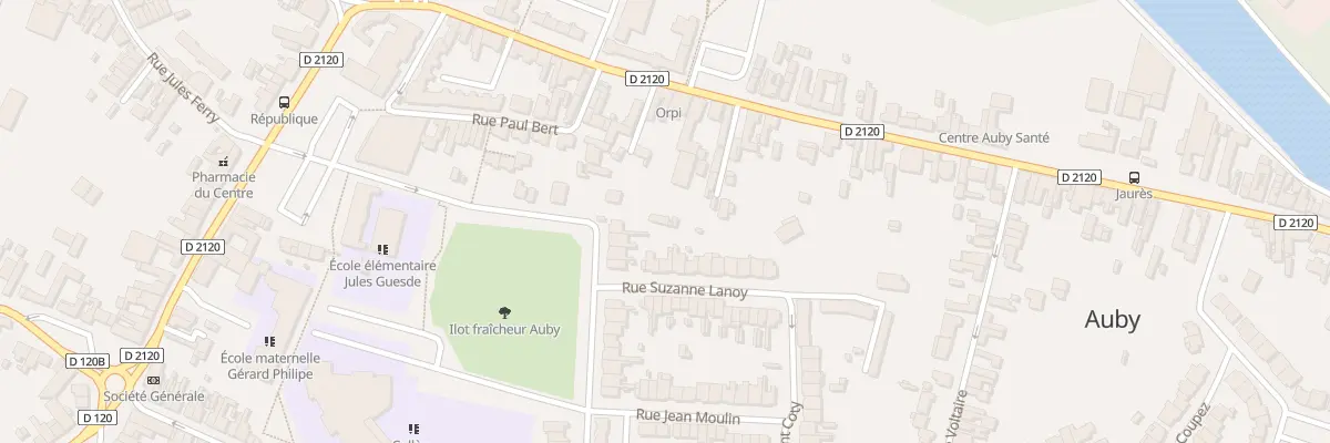 Plan du 42A Rue Léon Blum à Auby