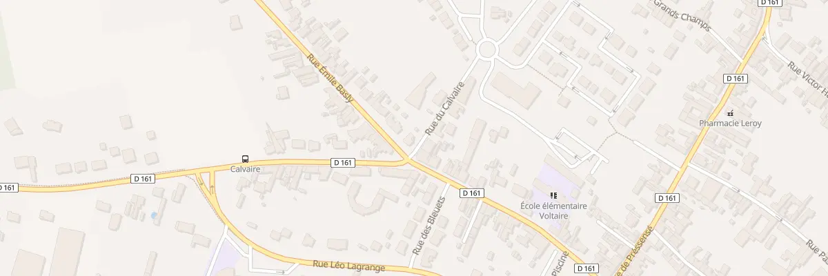 Plan du 2 Rue Emile Basly à Leforest