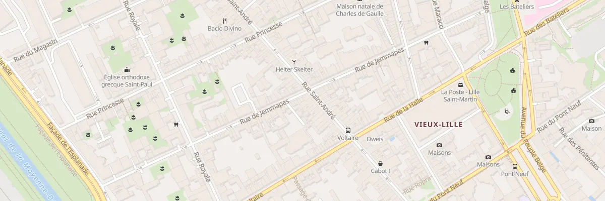 Plan du 67 Rue de Jemmapes à Lille