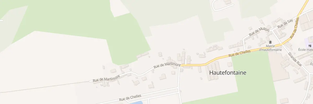 Plan du 2B Rue de Martimont à Hautefontaine