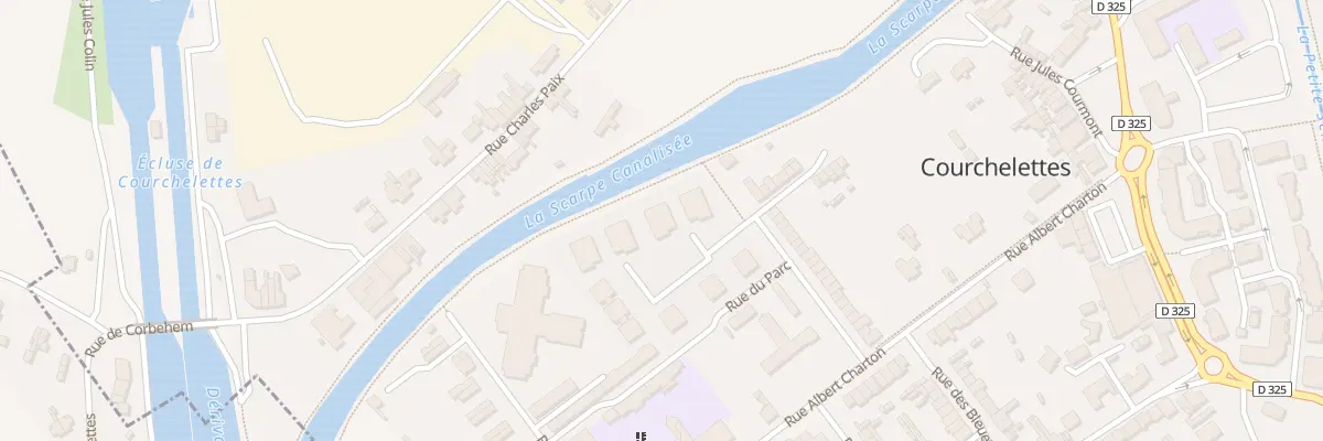 Plan du 712 Rue des Ecoles à Courchelettes