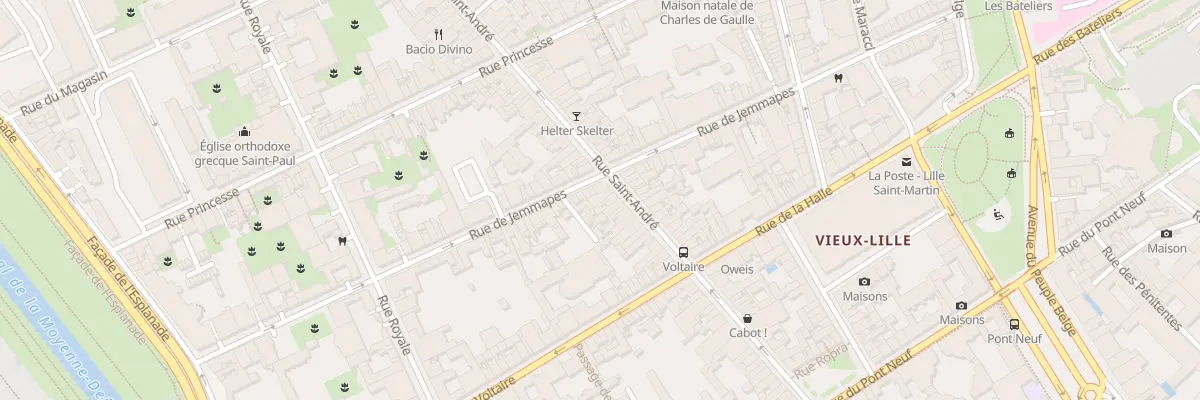Plan du 63 Rue Saint André à Lille