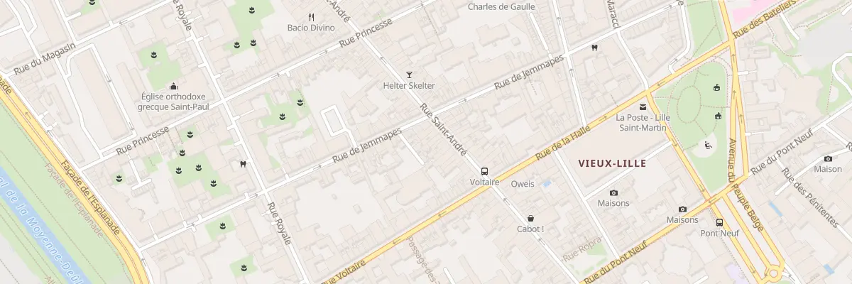 Plan du 61 Rue Saint André à Lille