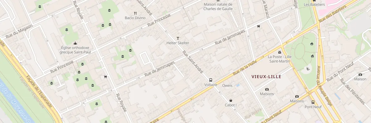 Plan du 65 Rue Saint André à Lille