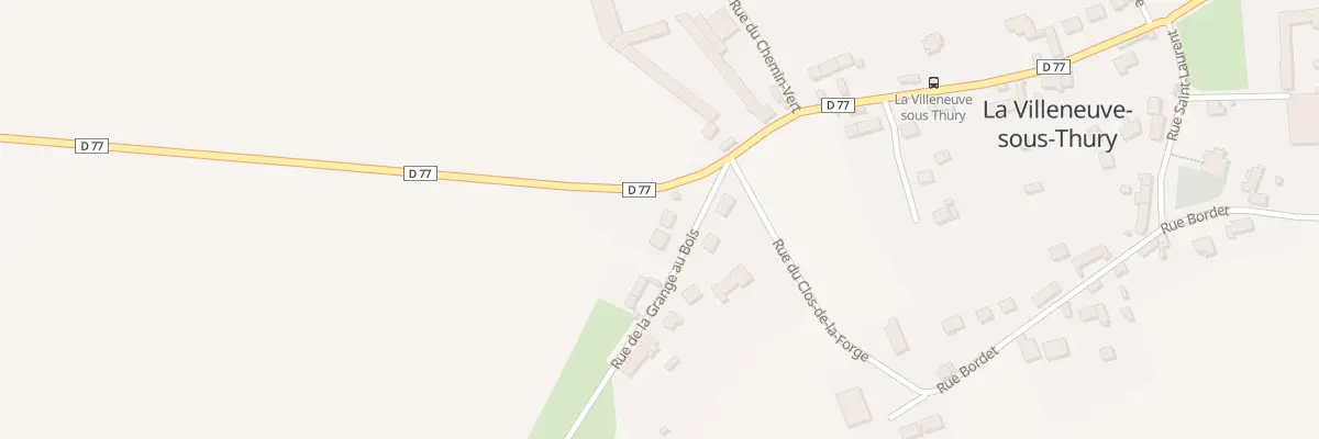 Plan du 4 Rue de la Grange aux Bois à La Villeneuve-sous-Thury