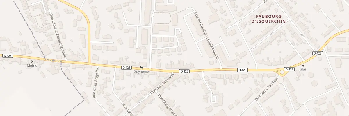 Plan du 624 Rue Guynemer à Douai
