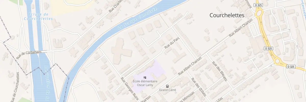 Plan du 301 Rue des Ecoles à Courchelettes