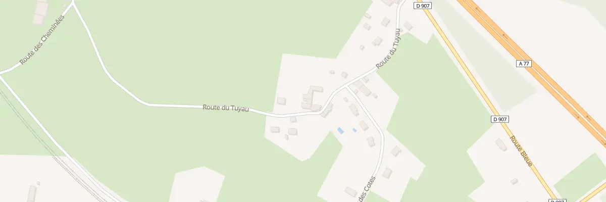 Plan du 18 Rte du Tuyau à Tronsanges