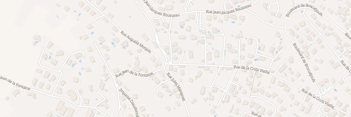 Plan du 102A Rue de la Croix Vieille à Millau