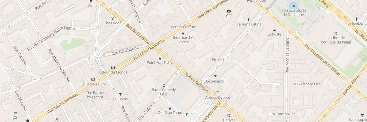 Plan du 143 Rue de Solférino à Lille