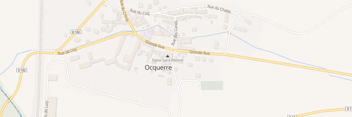 Plan du 3 Rue de l’Eglise à Ocquerre