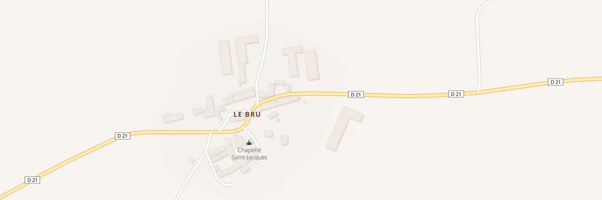 Plan du 5012 Le Bru à Charmensac